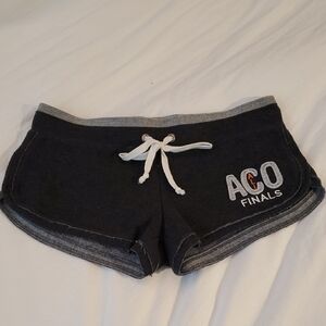 NEW Charcoal Athletic Shorts with White Drawstring